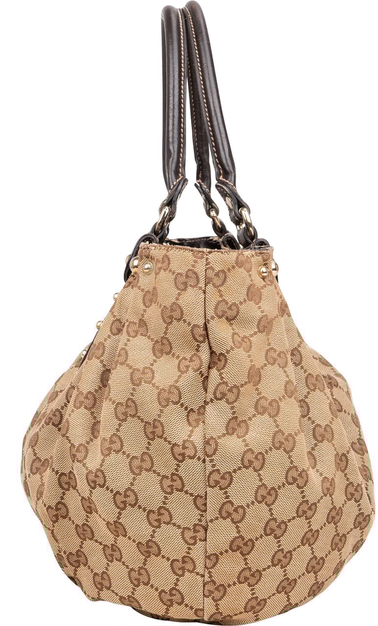 Gucci Gucci GG Monogram Pelham Handbag Bruin
