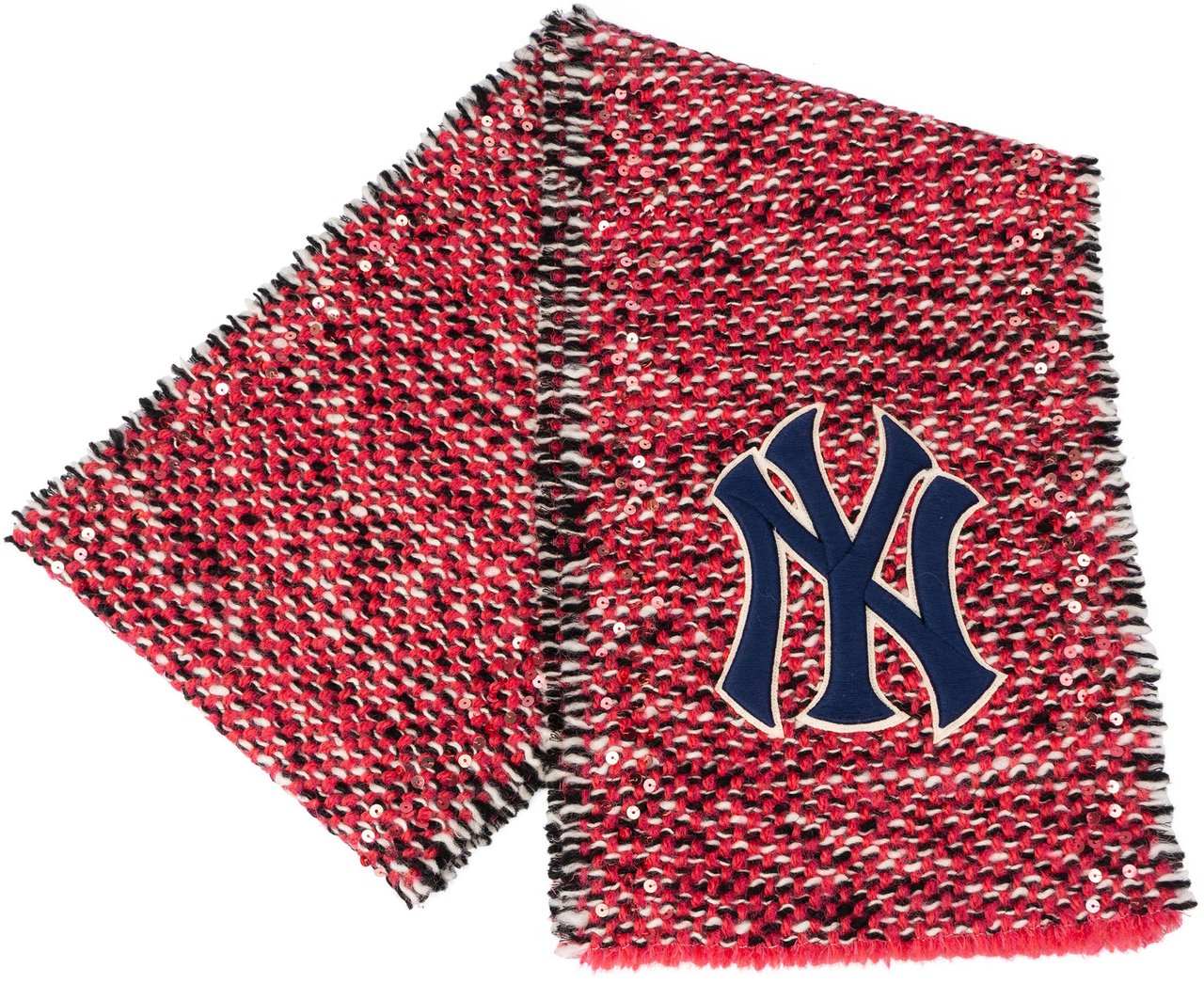 Gucci Gucci Multicolor Wool Yankee Scarf Schal Roze