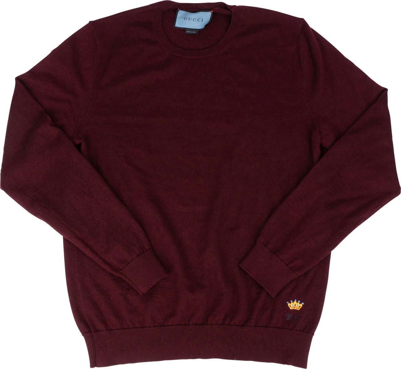 Gucci Gucci Bordeaux Cashmere Men Sweater (S-M) Divers