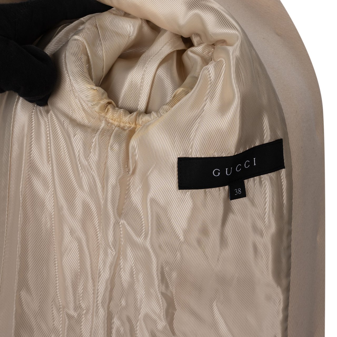 Gucci Gucci Cream Wool Coat (IT 38) Wit