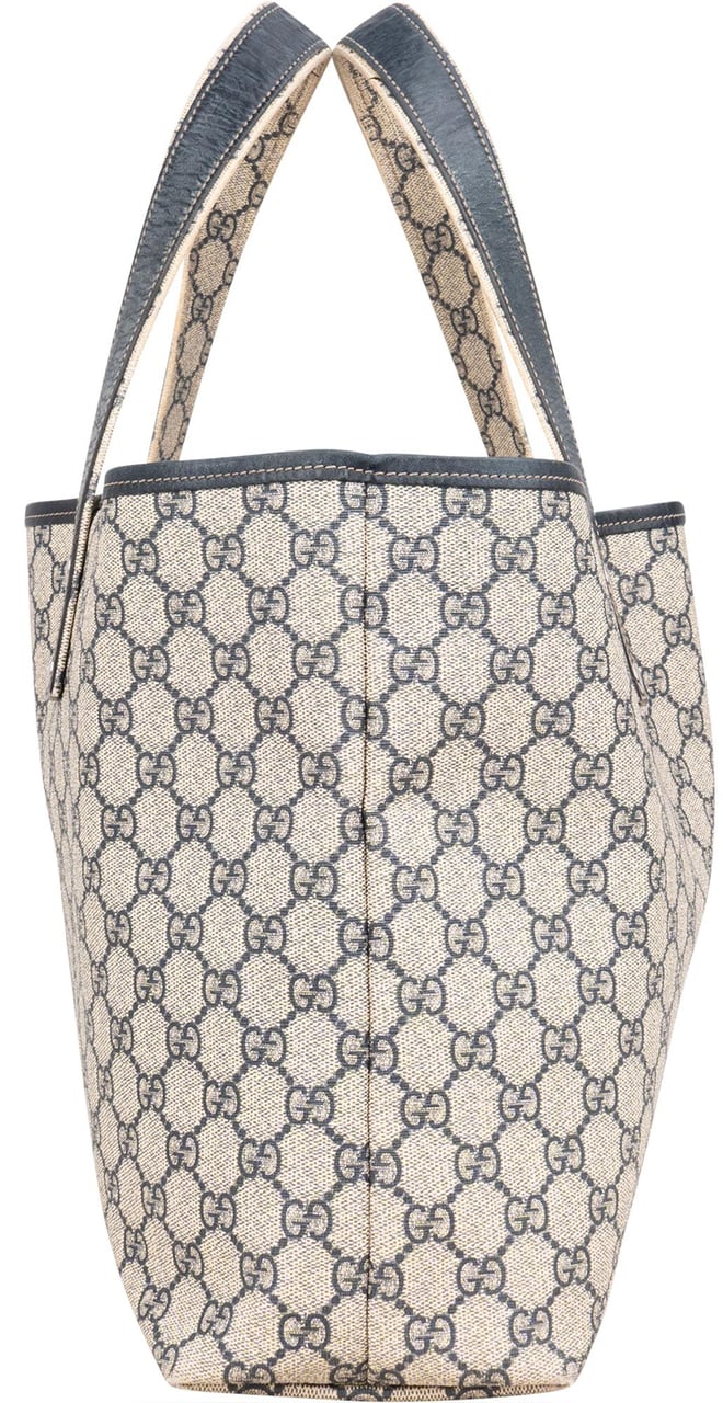 Gucci Gucci Canvas GG Monogram Sherry Line Handbag Blauw