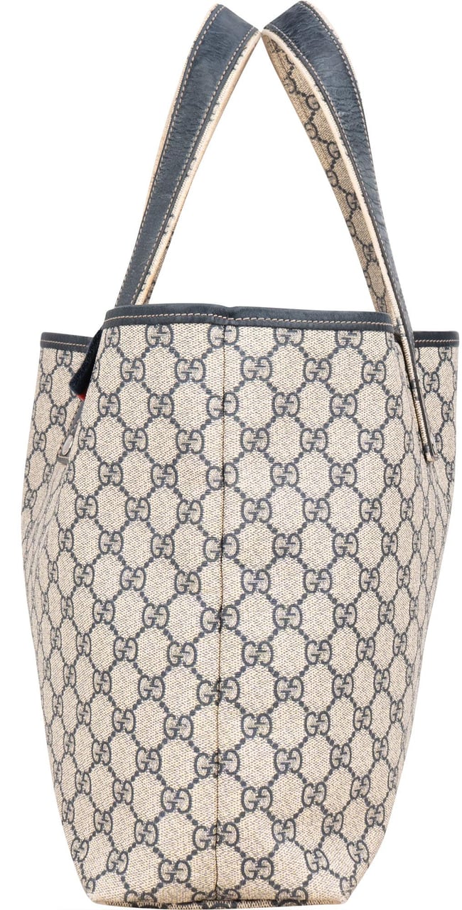 Gucci Gucci Canvas GG Monogram Sherry Line Handbag Blauw