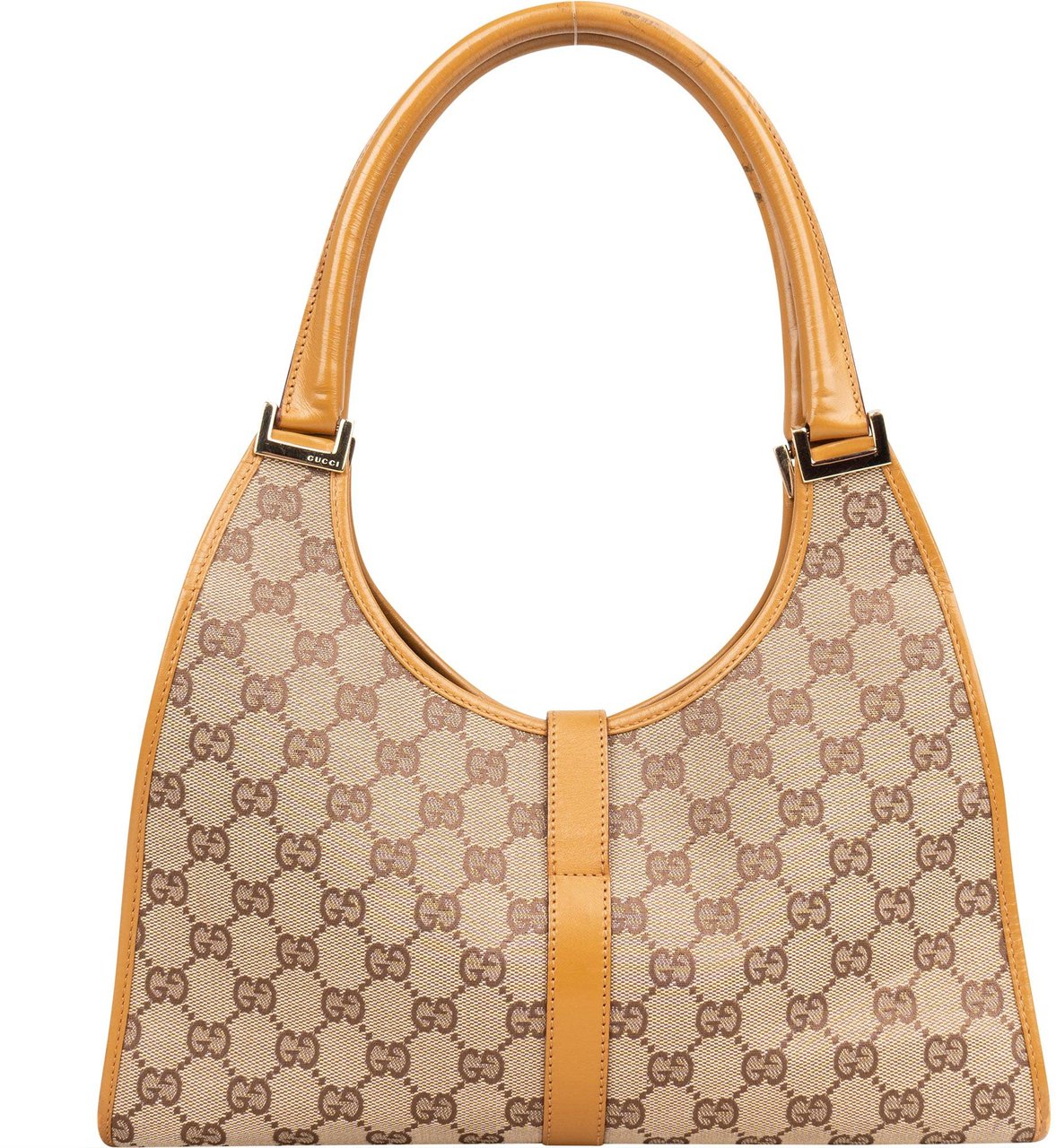 Gucci Gucci GG Monogram Jackie Handbag Bruin