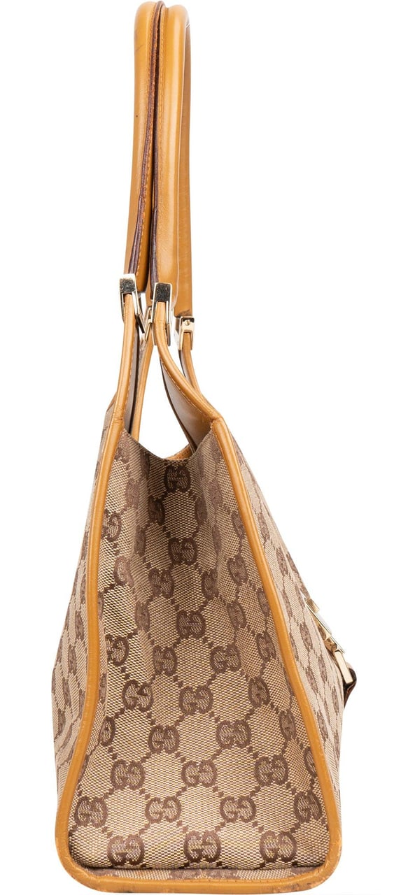 Gucci Gucci GG Monogram Jackie Handbag Bruin