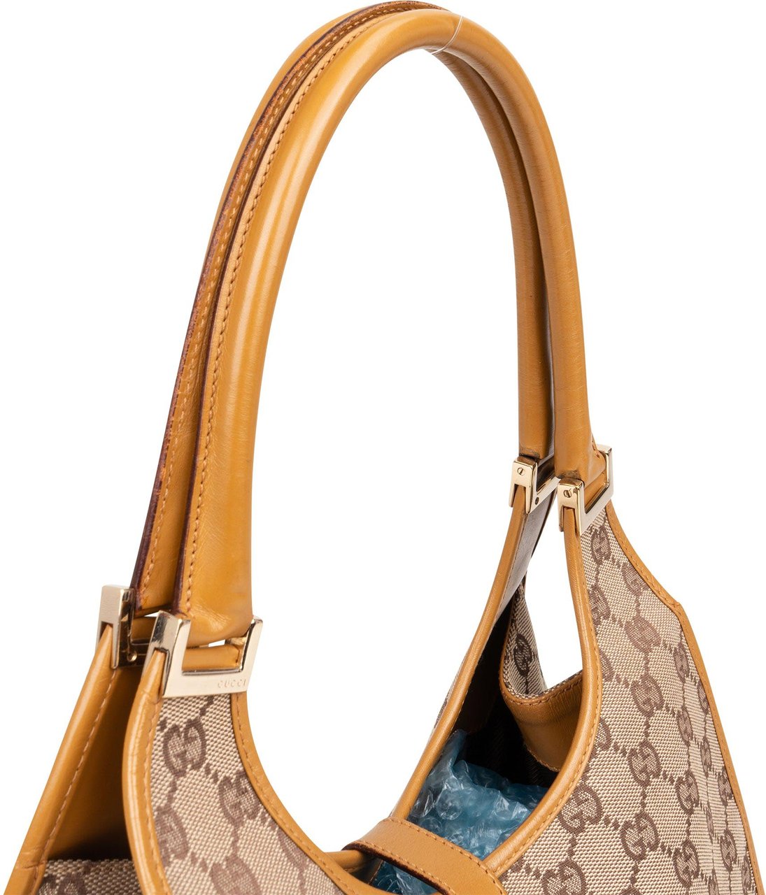 Gucci Gucci GG Monogram Jackie Handbag Bruin