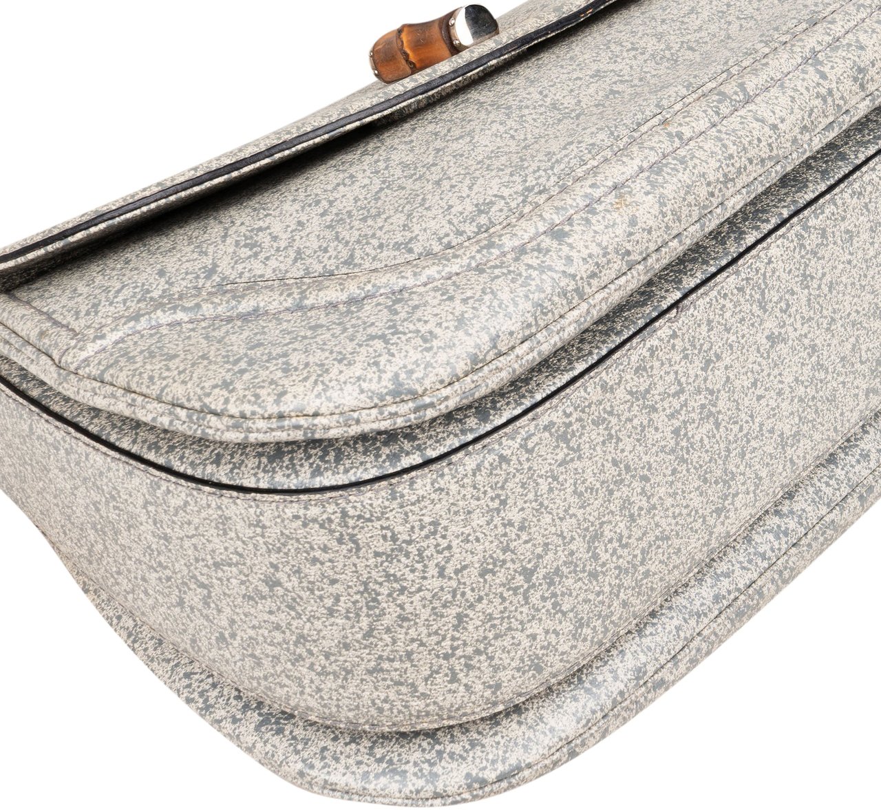 Gucci Gucci Speckled Leather New Bamboo Handbag Divers