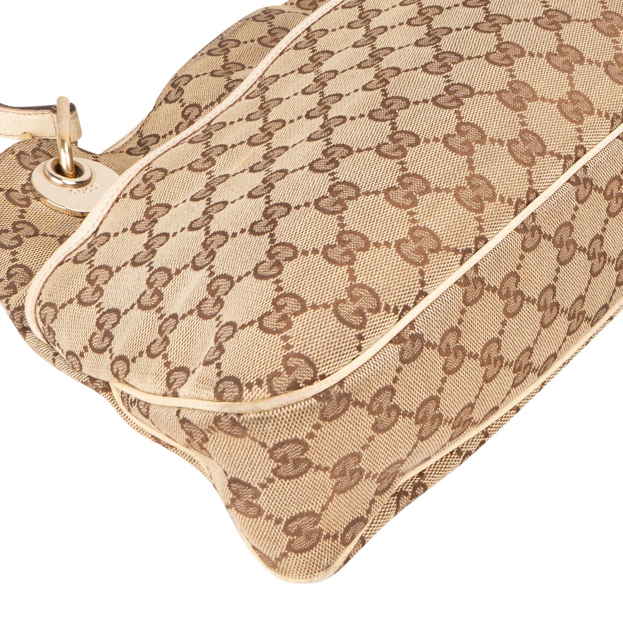 Gucci Gucci GG Monogram Eclipse Handbag Bruin