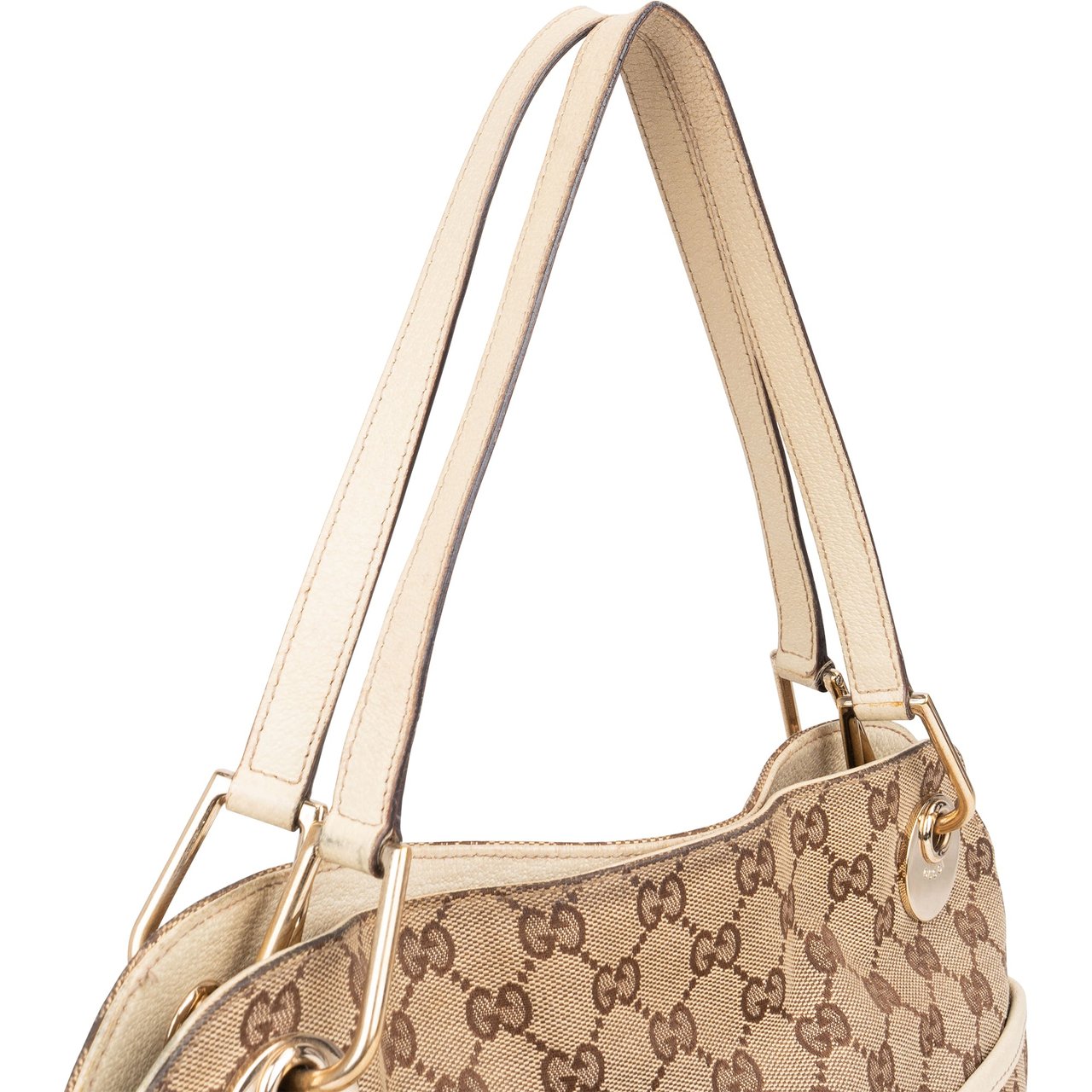 Gucci Gucci GG Monogram Eclipse Handbag Bruin