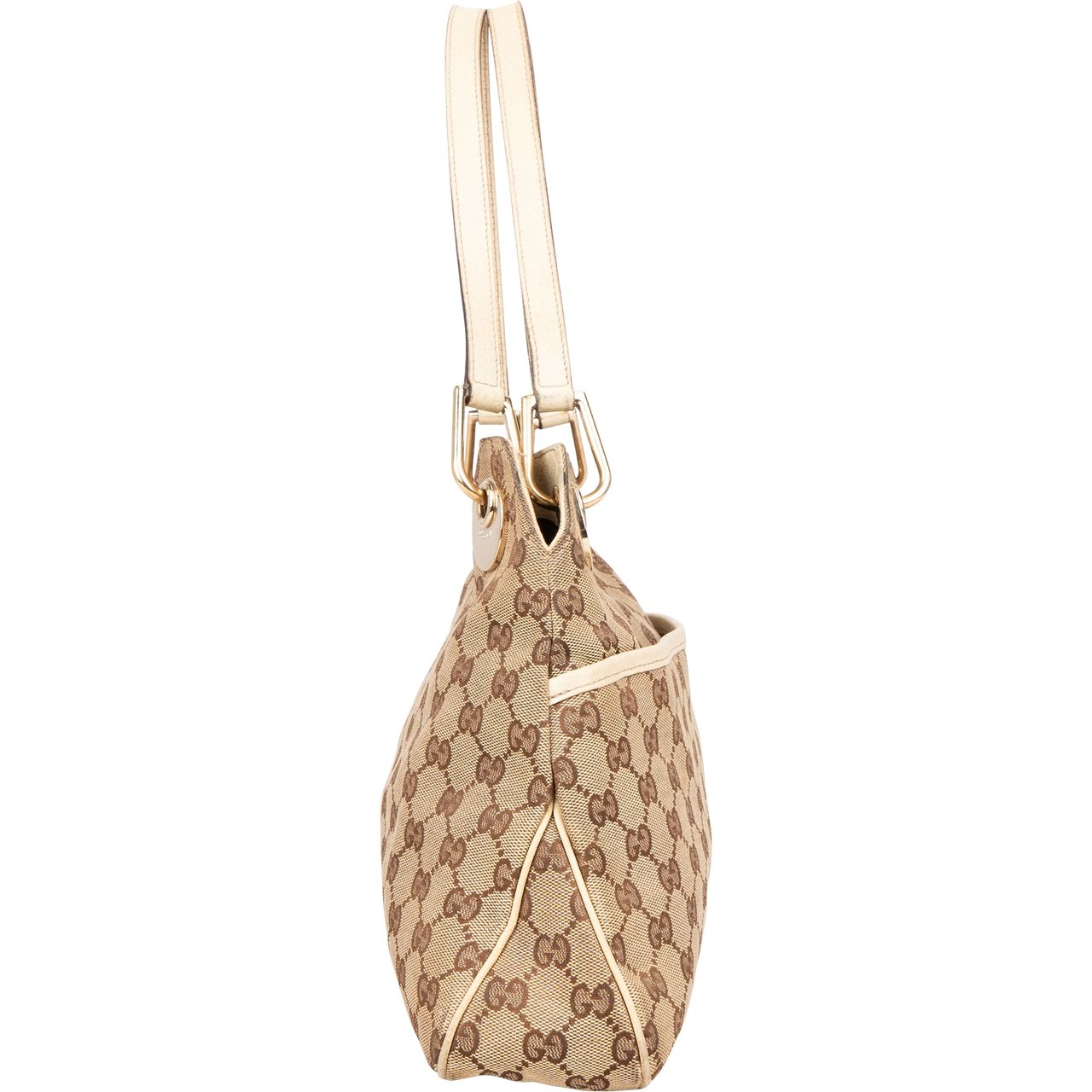 Gucci Gucci GG Monogram Eclipse Handbag Bruin