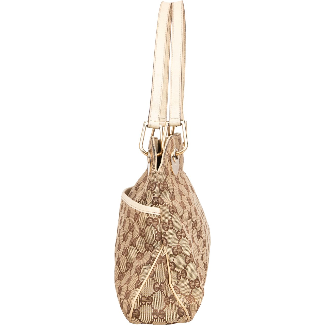 Gucci Gucci GG Monogram Eclipse Handbag Bruin