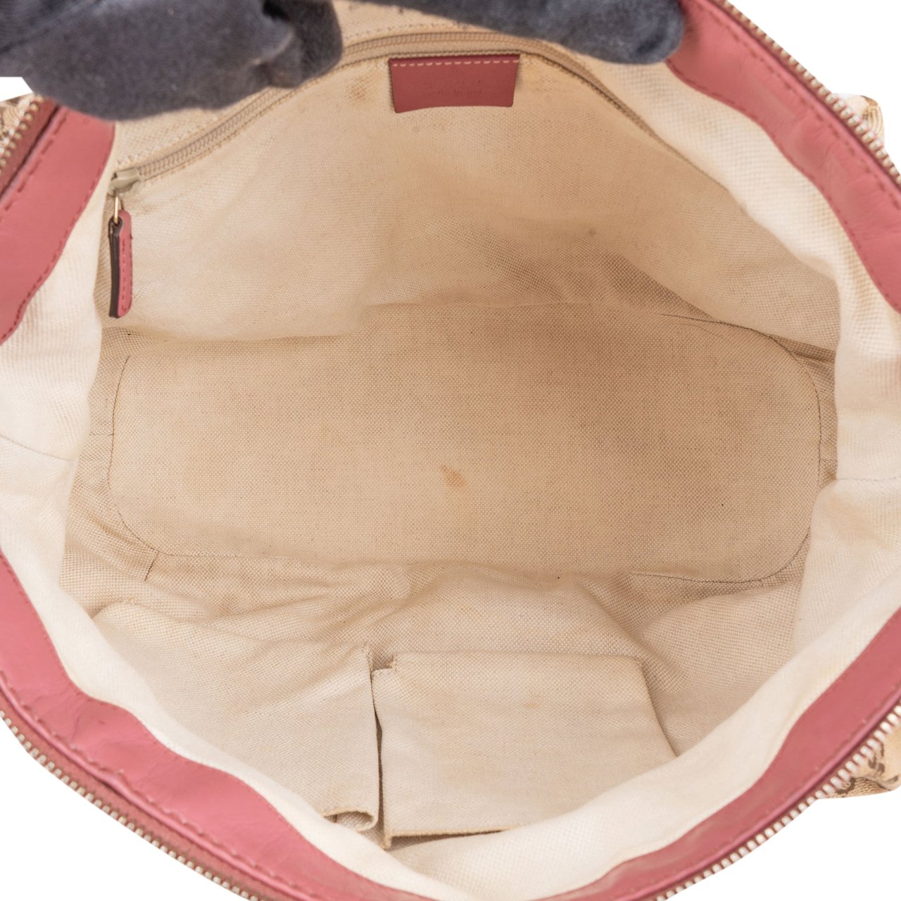 Gucci Gucci GG Monogram Sukey Handbag Bruin