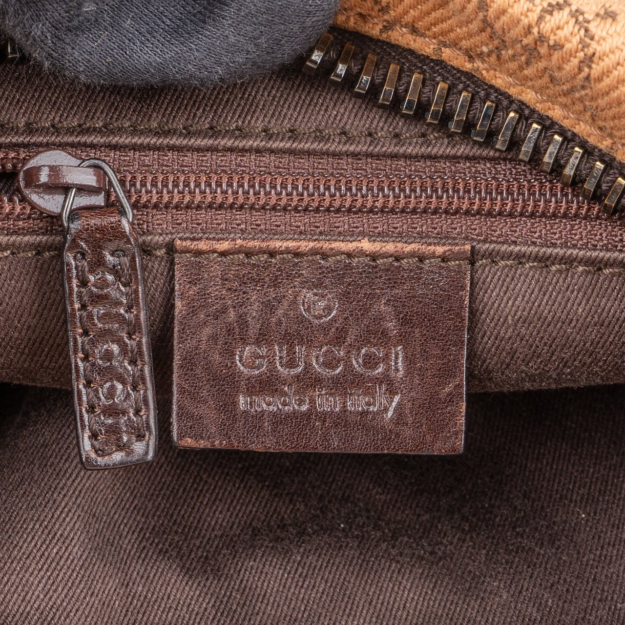 Gucci Gucci GG Monogram Shoulder Bag Bruin