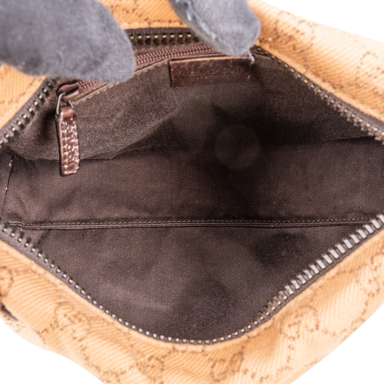 Gucci Gucci GG Monogram Shoulder Bag Bruin