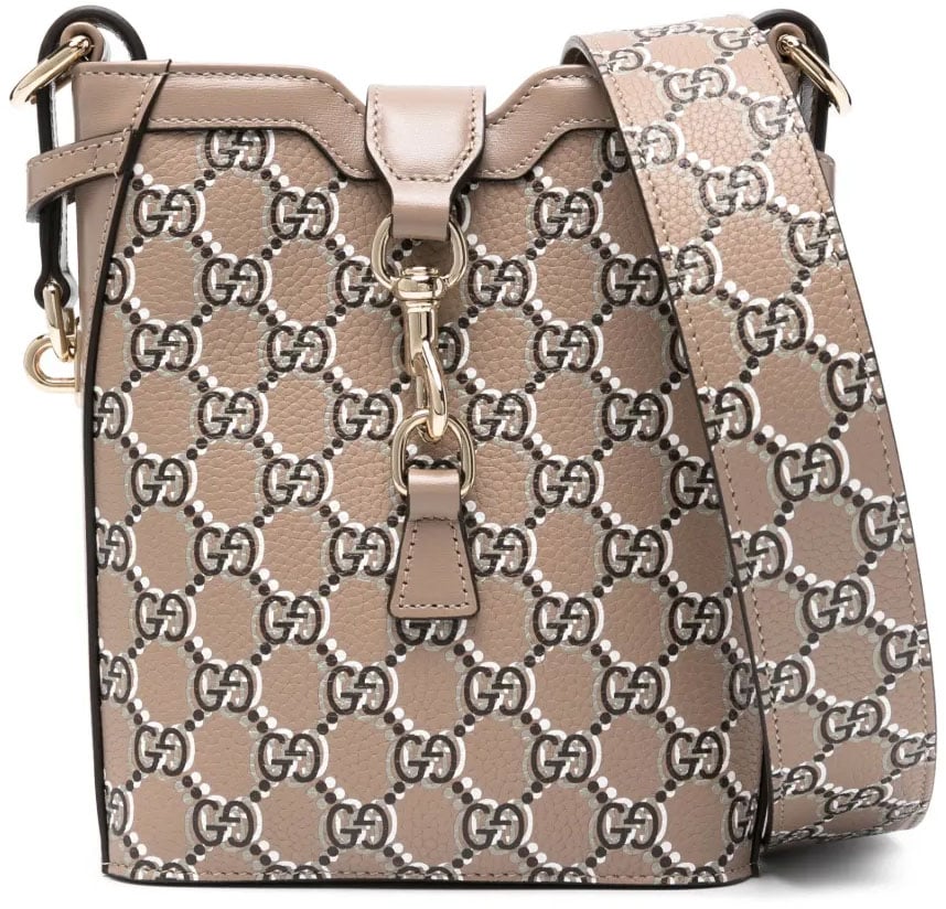 Gucci Gg Shadow Mini Bucket Bag Bruin