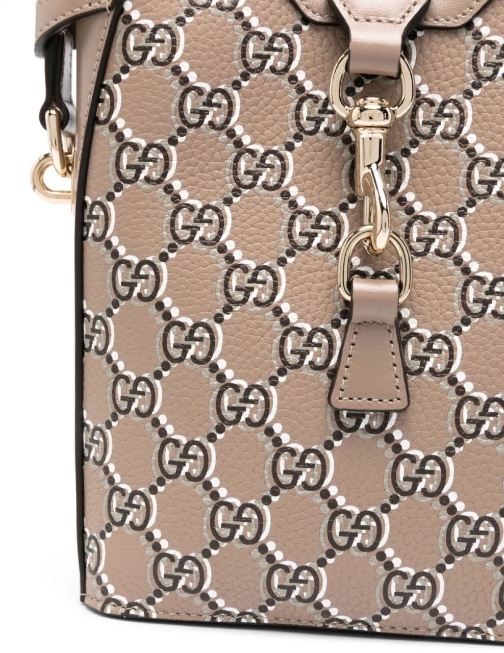 Gucci Gg Shadow Mini Bucket Bag Bruin