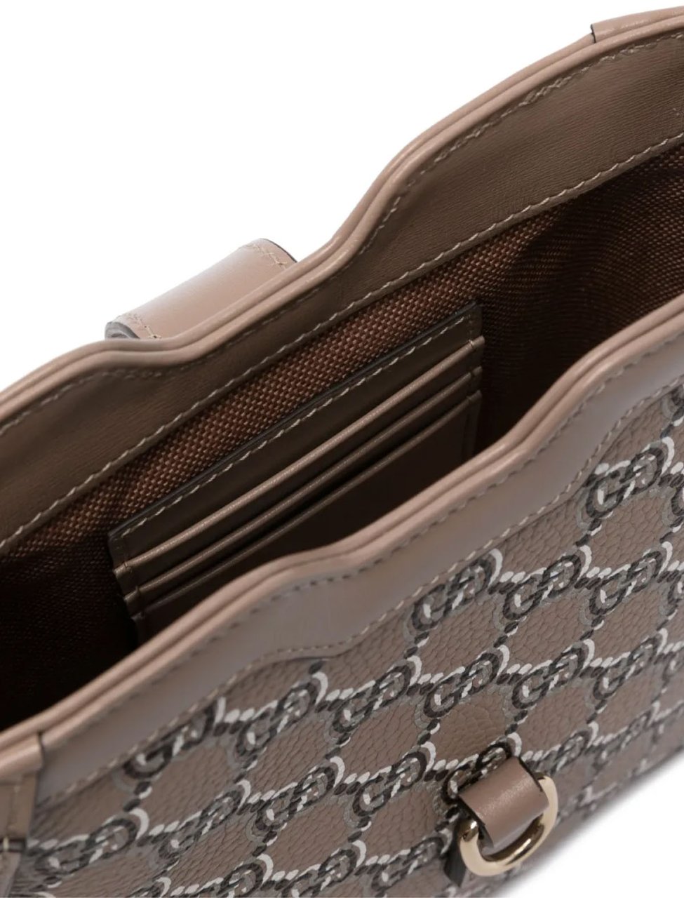 Gucci Gg Shadow Mini Bucket Bag Bruin