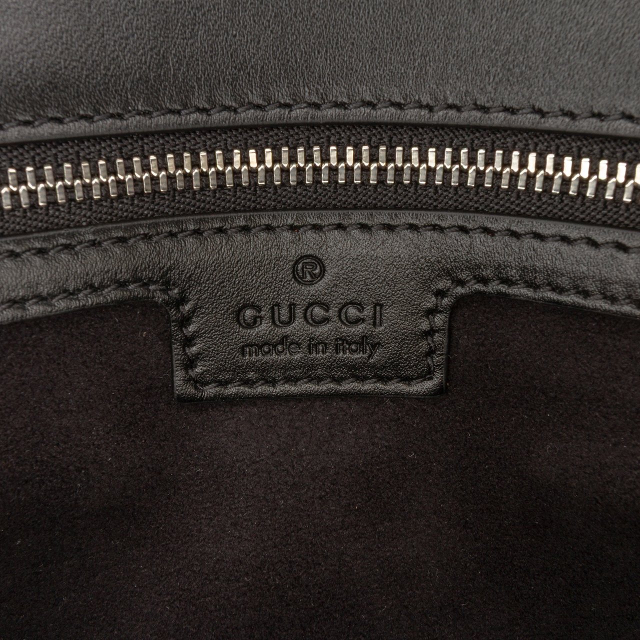 Gucci Small Leather Petite GG Satchel Zwart