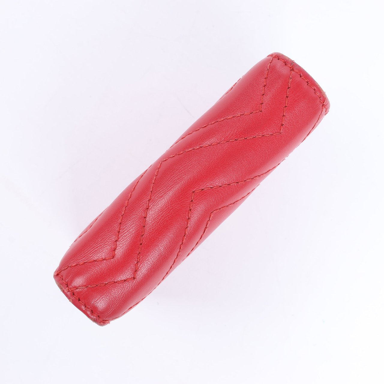 Gucci Gucci GG Marmont 466492 Leather Compact Wallet Red Rood