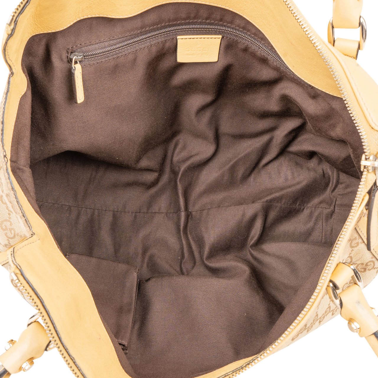 Gucci Gucci GG Monogram Abbey Handbag Beige