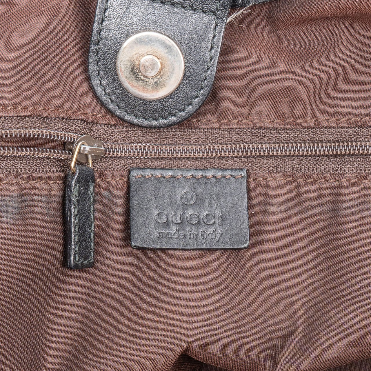 Gucci Gucci GG Monogram Sukey Handbag Bruin