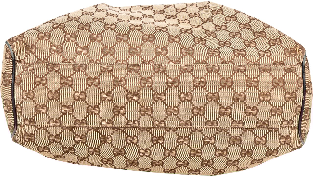 Gucci Gucci GG Monogram Sukey Handbag Bruin