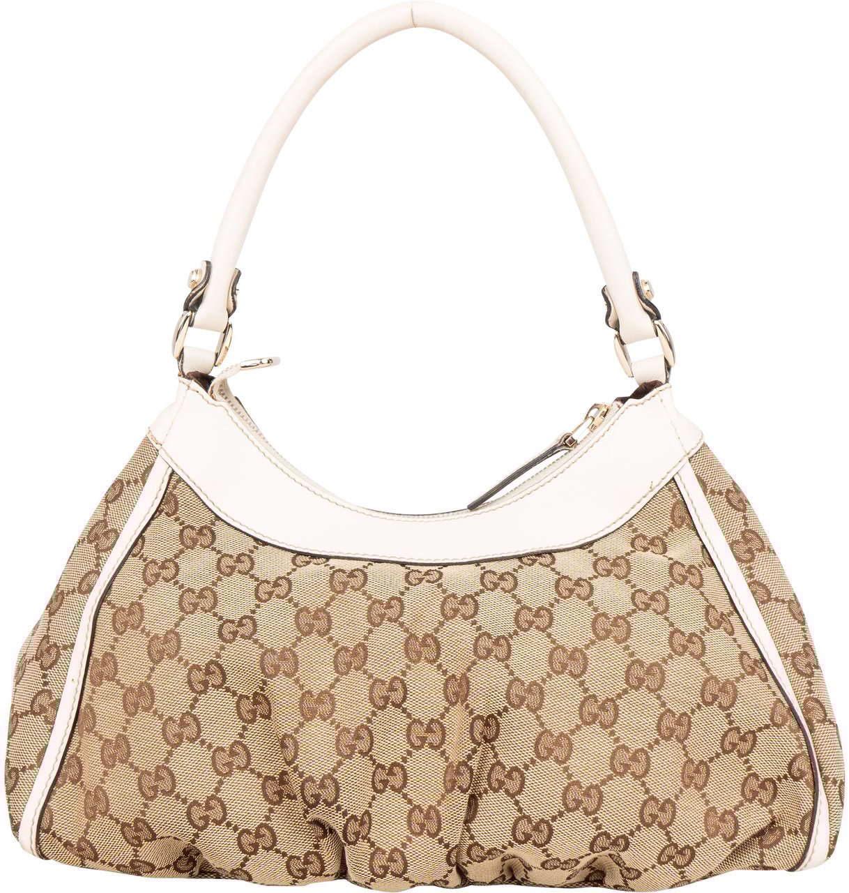 Gucci Gucci GG Canvas Monogram Abbey Handbag Beige