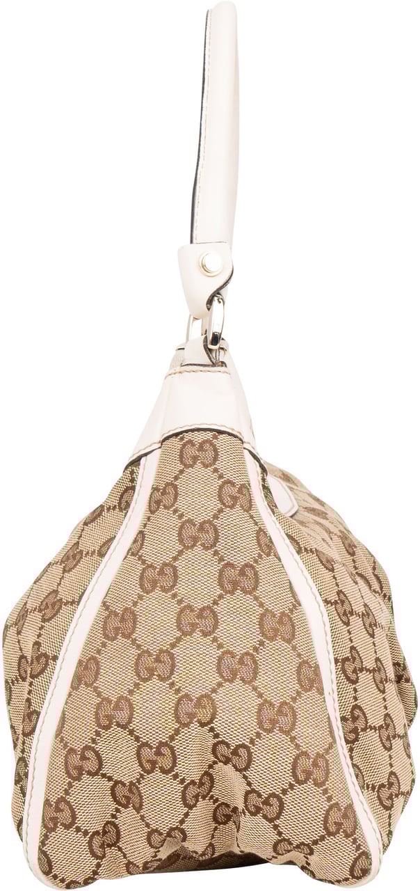 Gucci Gucci GG Canvas Monogram Abbey Handbag Beige
