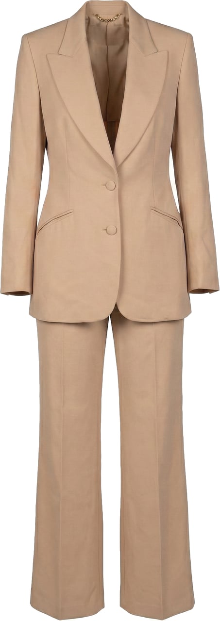 Gucci Gucci Beige Viscose Blazer Set (42) Beige
