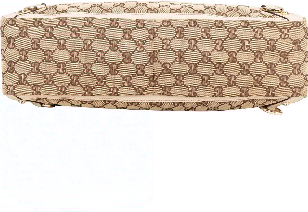 Gucci Gucci GG Monogram Abbey Handbag Bruin