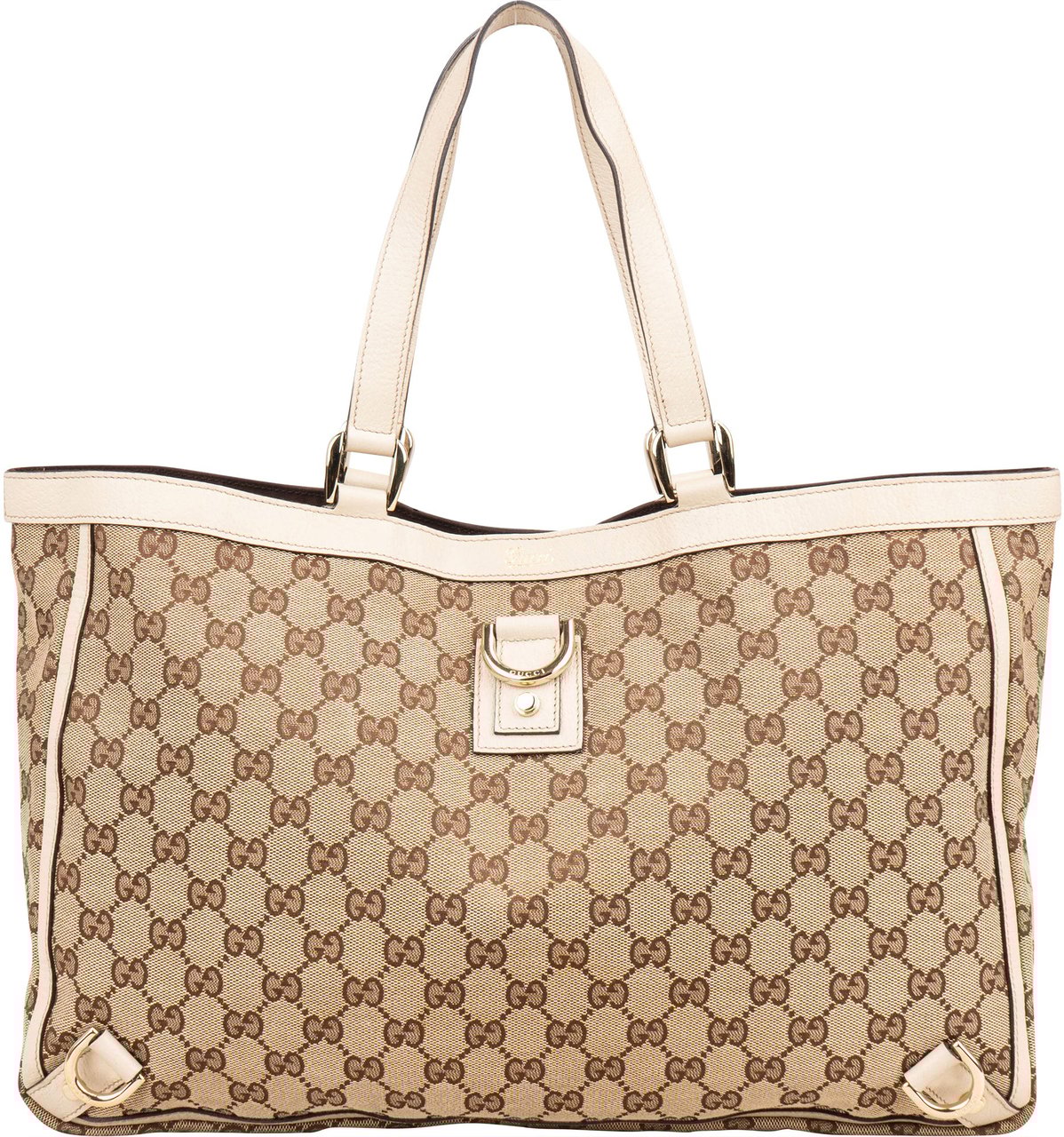 Gucci Gucci GG Monogram Abbey Handbag Bruin