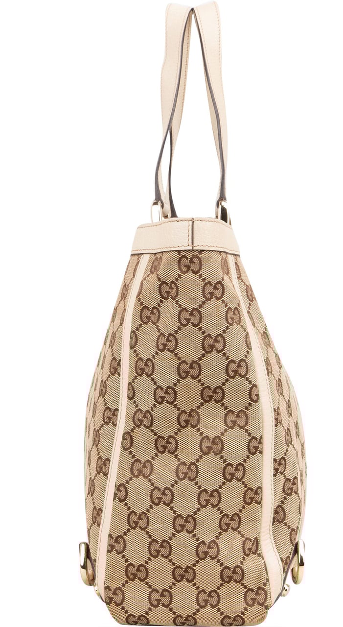 Gucci Gucci GG Monogram Abbey Handbag Bruin