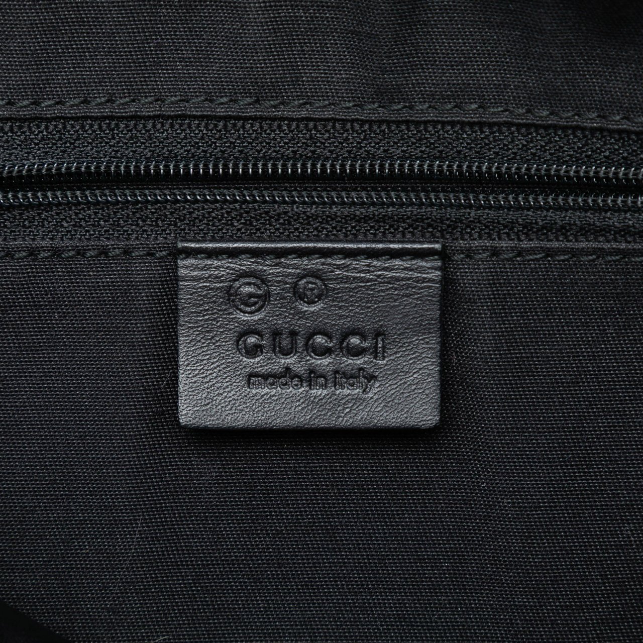 Gucci GG Denim Charmy Boston Bag Grijs