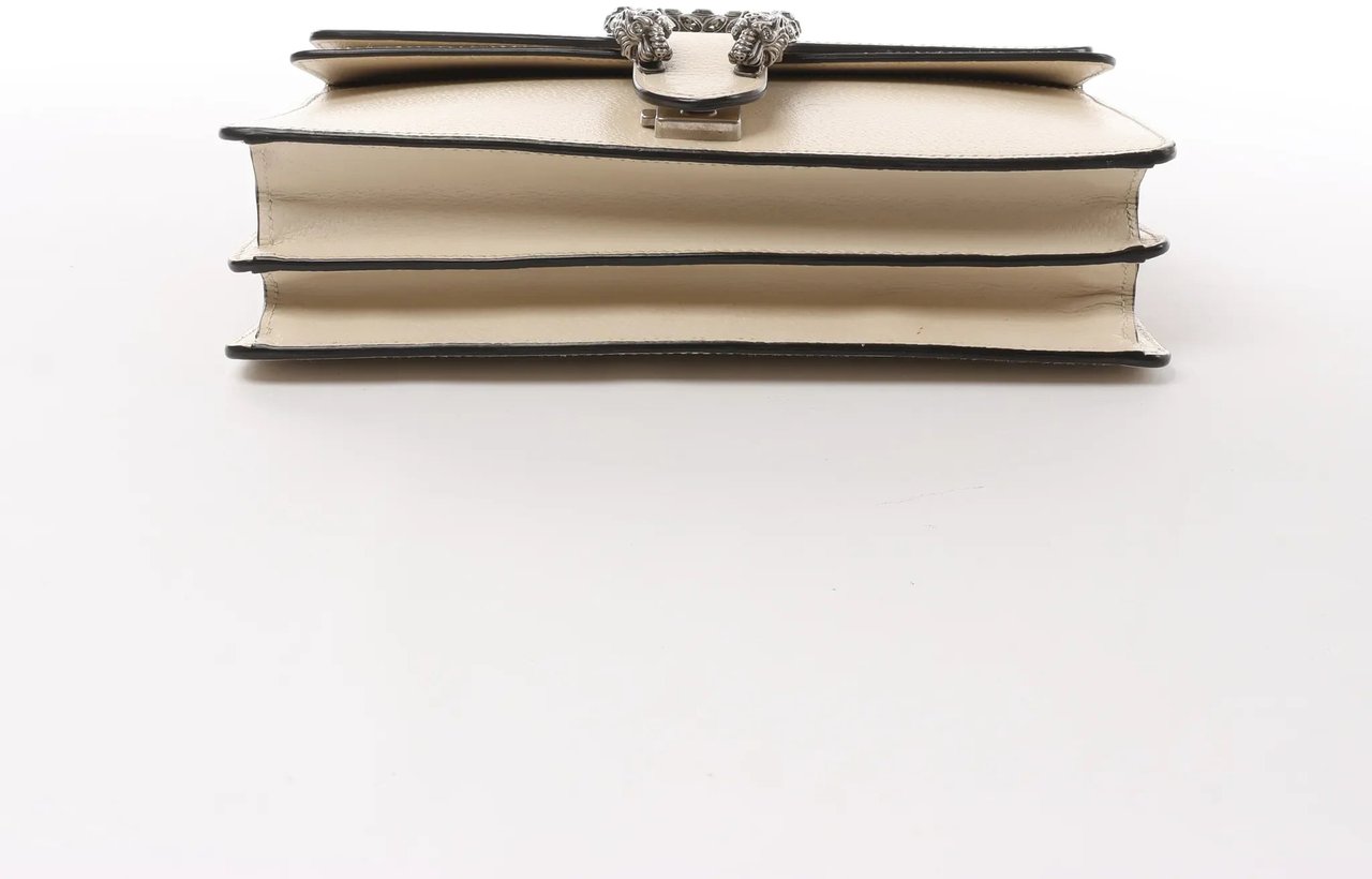 Gucci Gucci Dionysus Small Leather Crossbody Bag in Beige Beige