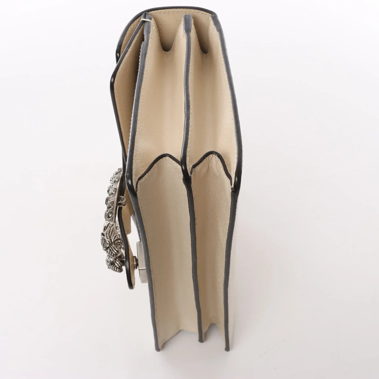 Gucci Gucci Dionysus Small Leather Crossbody Bag in Beige Beige