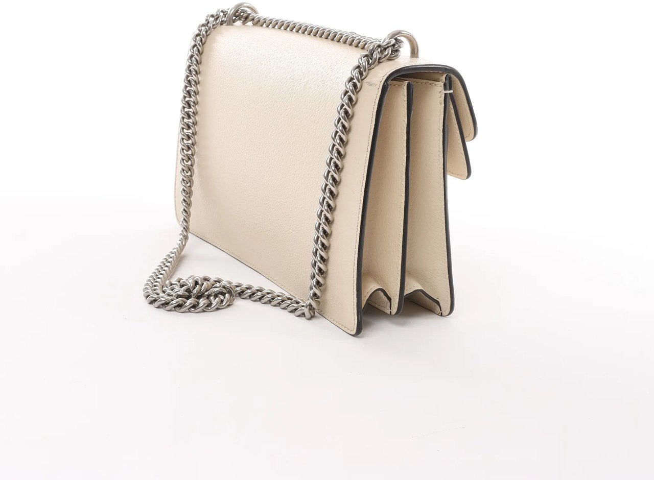 Gucci Gucci Dionysus Small Leather Crossbody Bag in Beige Beige