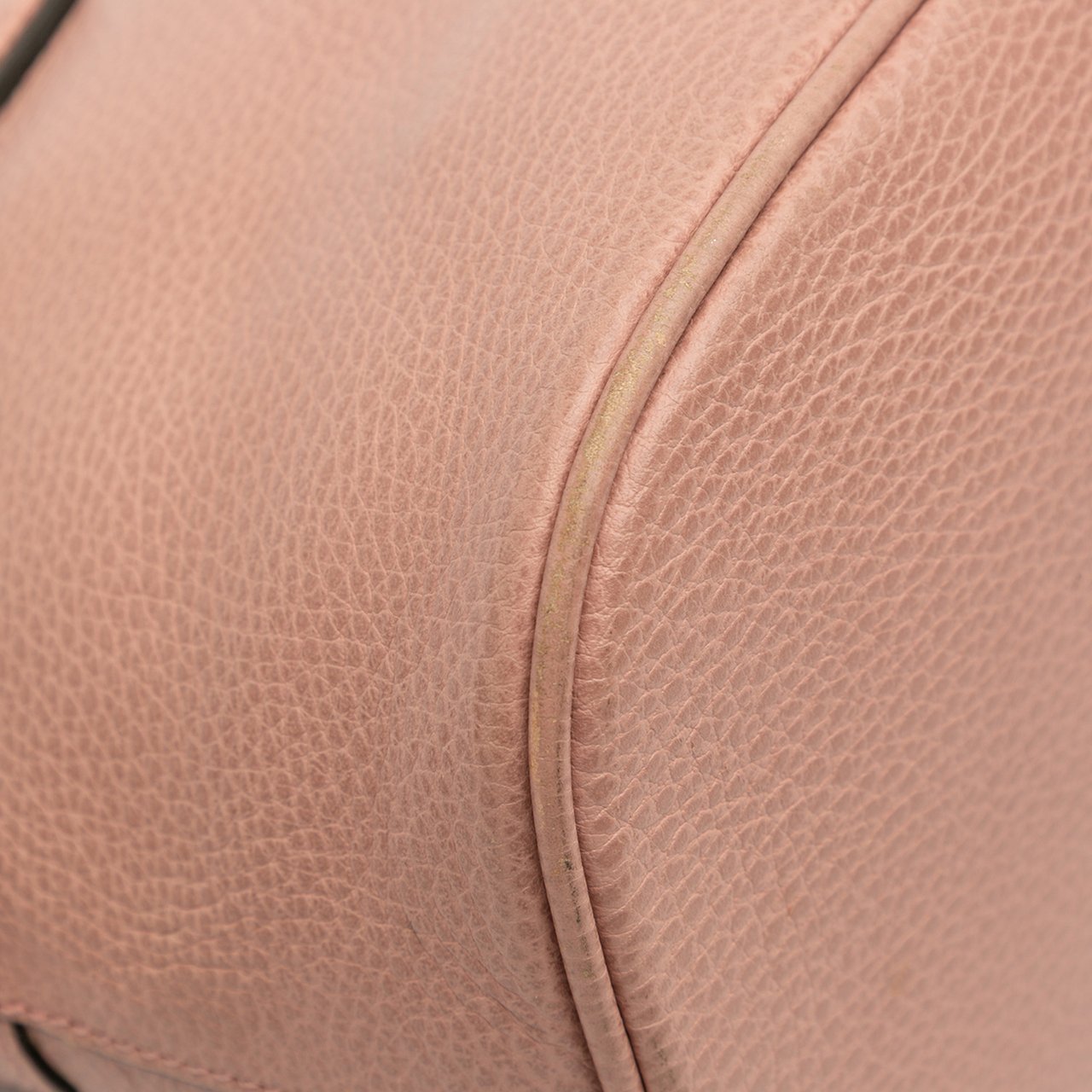 Gucci Small Dollar Calfskin GG Charm Dome Satchel Roze
