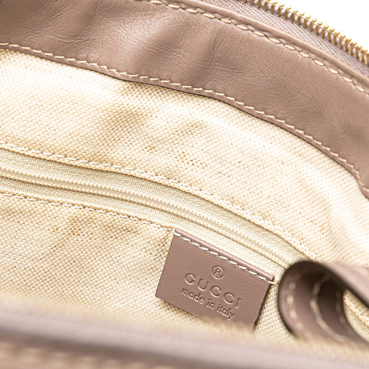 Gucci GG Canvas Sukey Satchel Bruin