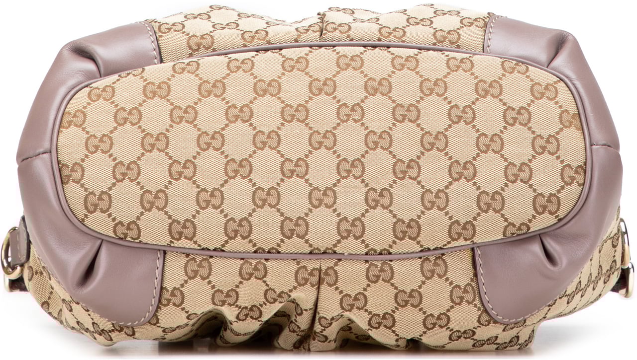 Gucci GG Canvas Sukey Satchel Bruin