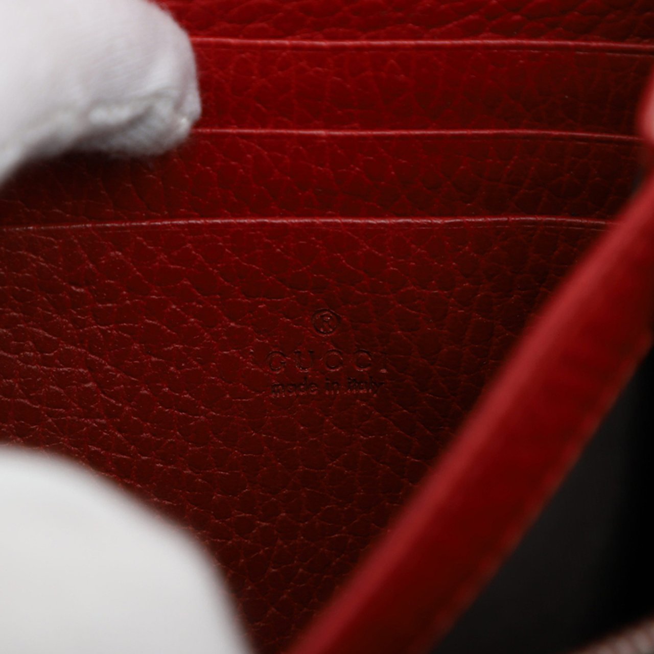 Gucci Leather Dionysus Wallet on Chain Rood