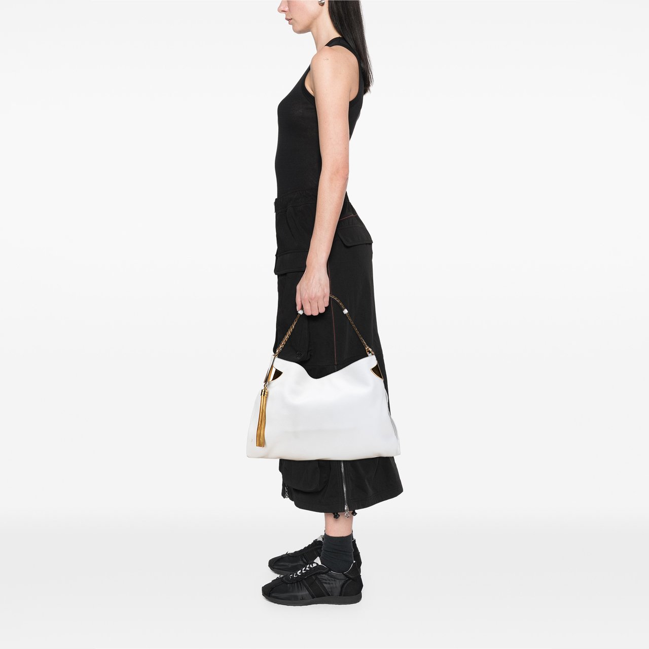 Gucci Medium Leather 1970 Hobo Wit