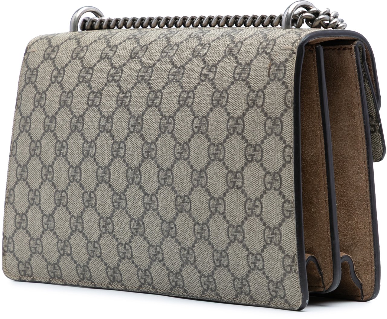 Gucci Medium GG Supreme Dionysus Shoulder Bag Bruin