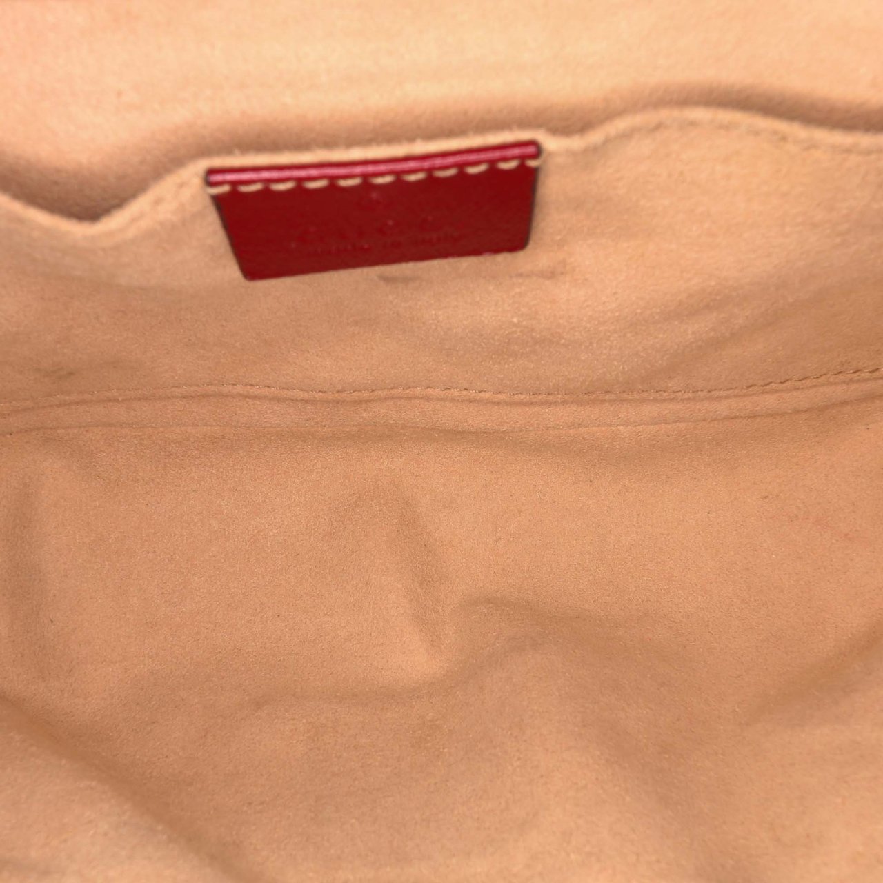 Gucci Mini GG Marmont Matelasse Canvas Flap Crossbody Bruin