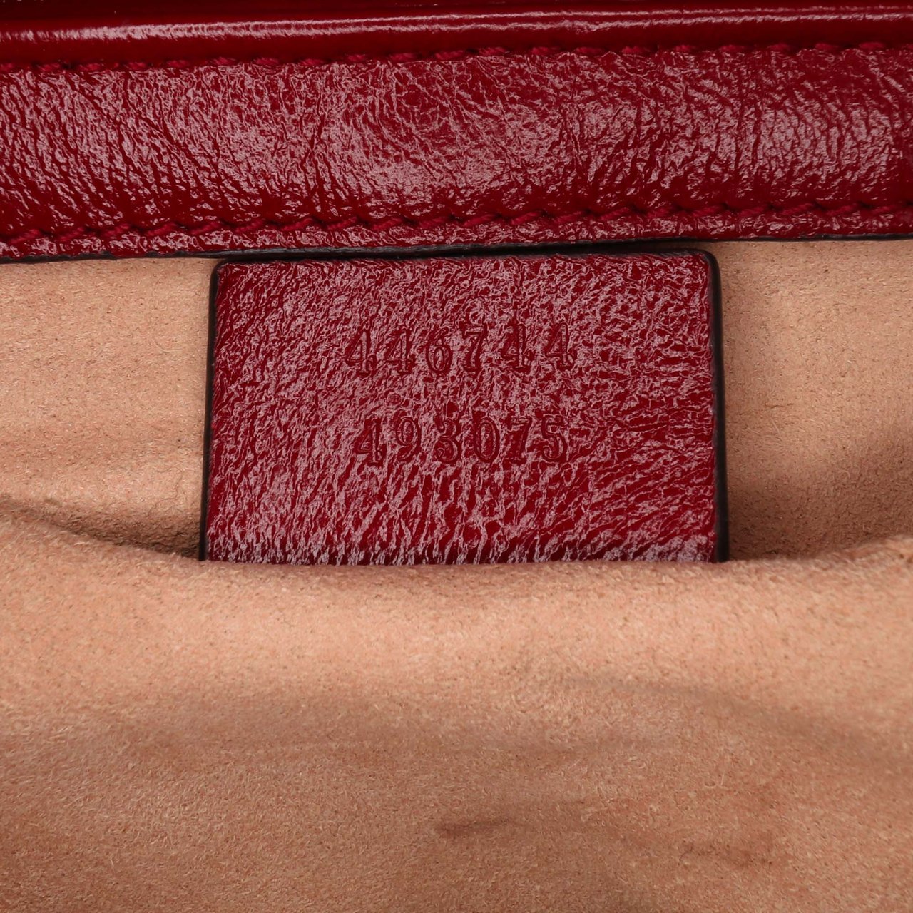 Gucci Mini GG Marmont Matelasse Canvas Flap Crossbody Bruin