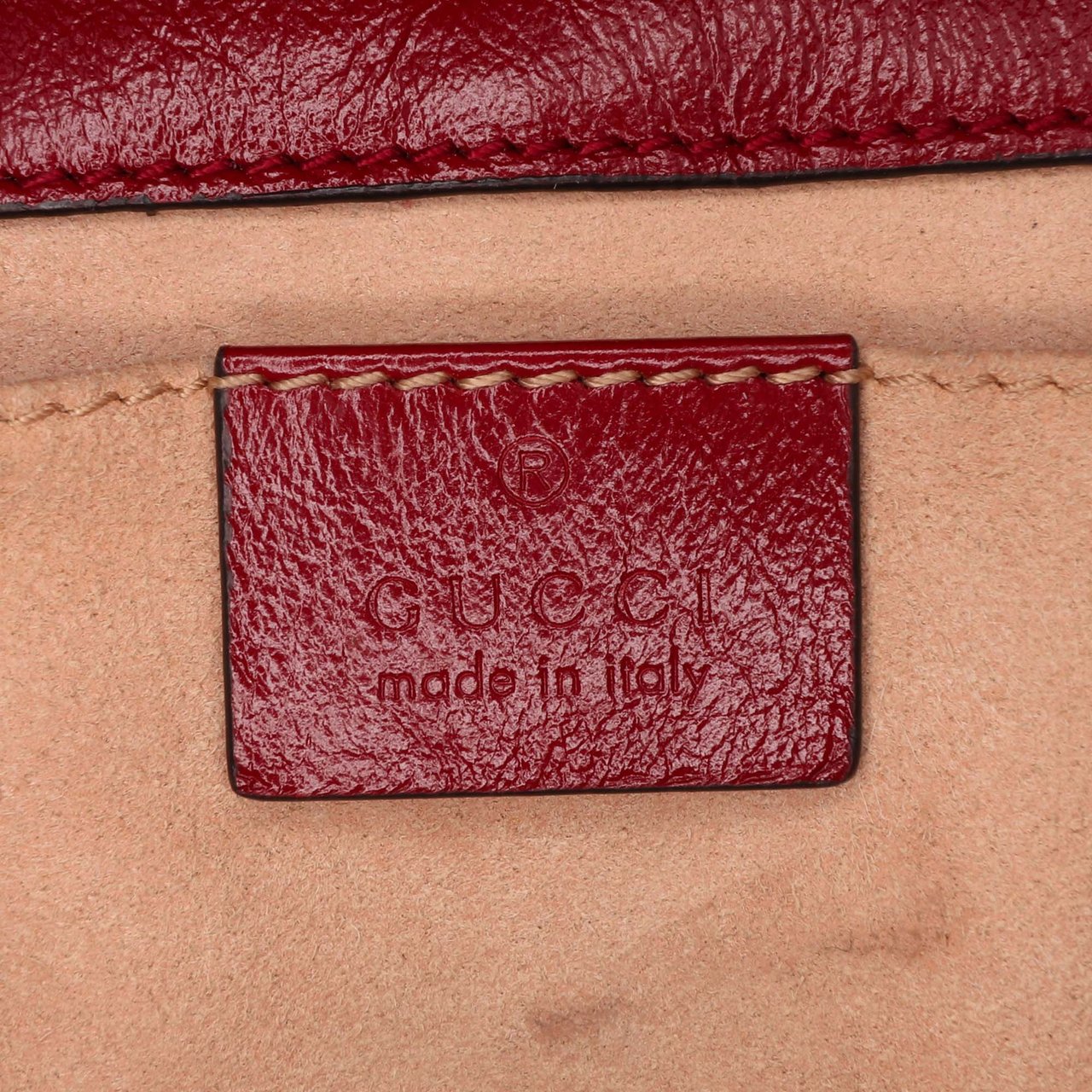 Gucci Mini GG Marmont Matelasse Canvas Flap Crossbody Bruin
