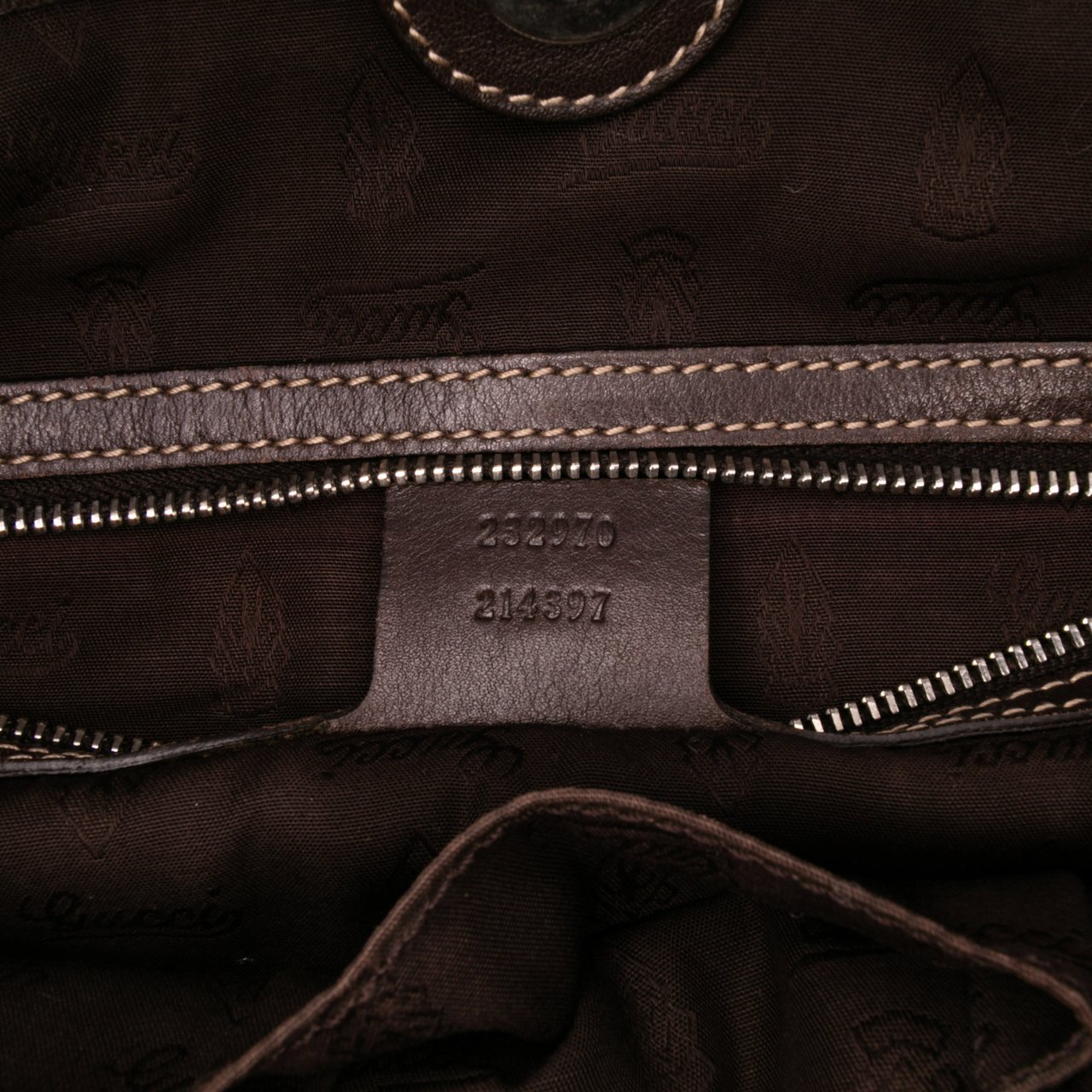 Gucci Medium GG Canvas Web Match Ball Tote Bruin