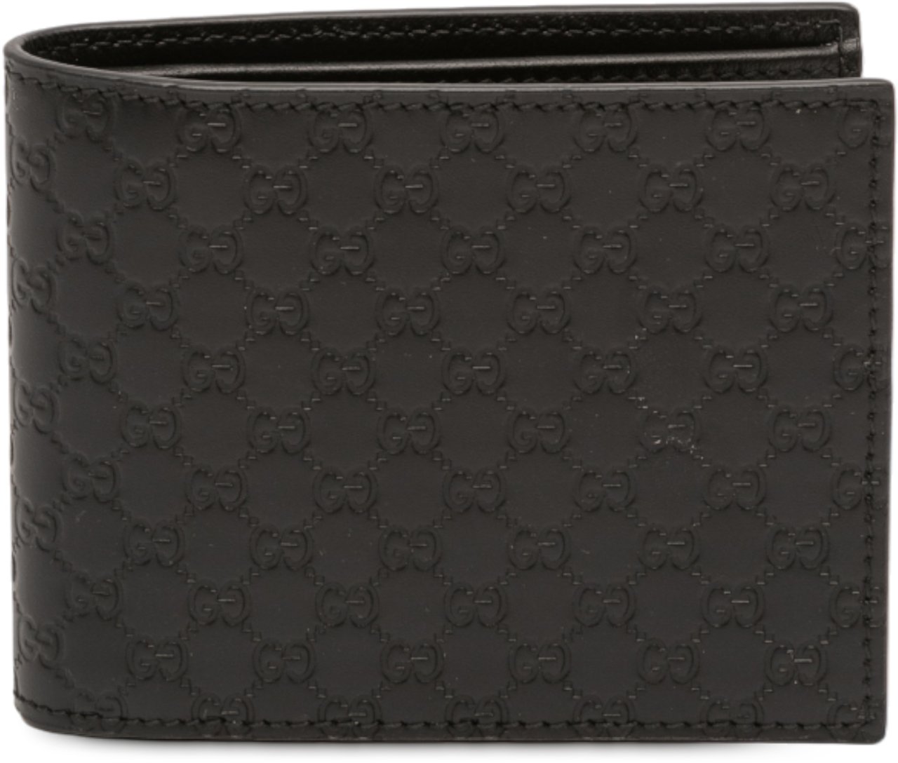 Gucci Guccissima Bifold Wallet Zwart