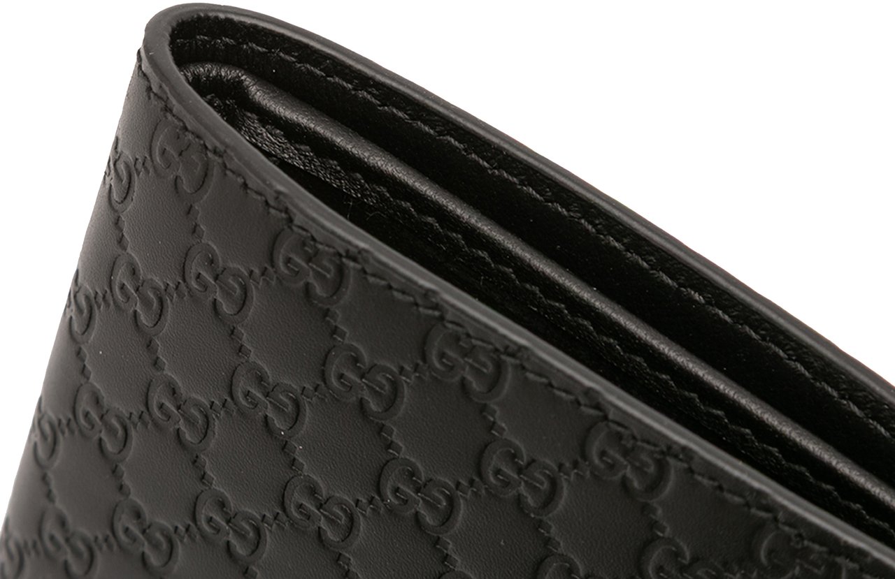Gucci Guccissima Bifold Wallet Zwart
