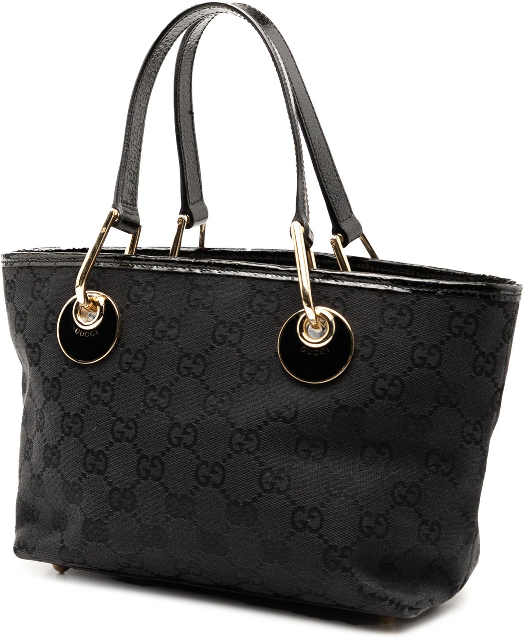 Gucci GG Canvas Eclipse Handbag Zwart