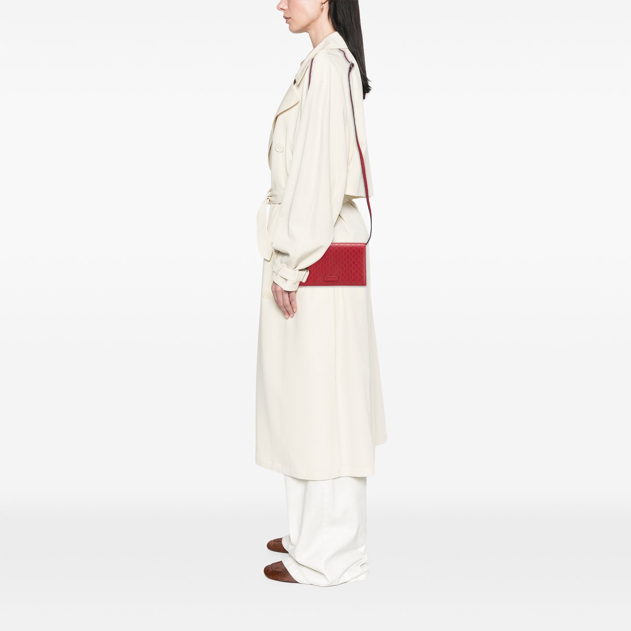 Gucci Microguccissima Wallet on Strap Rood