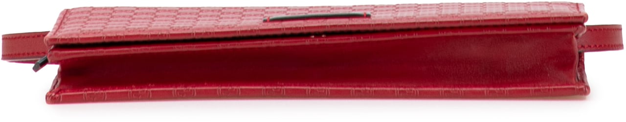 Gucci Microguccissima Wallet on Strap Rood